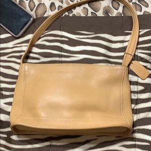 Vintage Tan coach shoulder bag